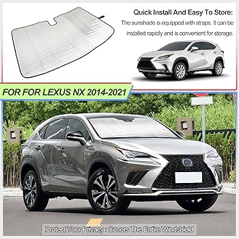 Amazon.com: Windshield Sunshade for Lexus NX 2014-2021 Front